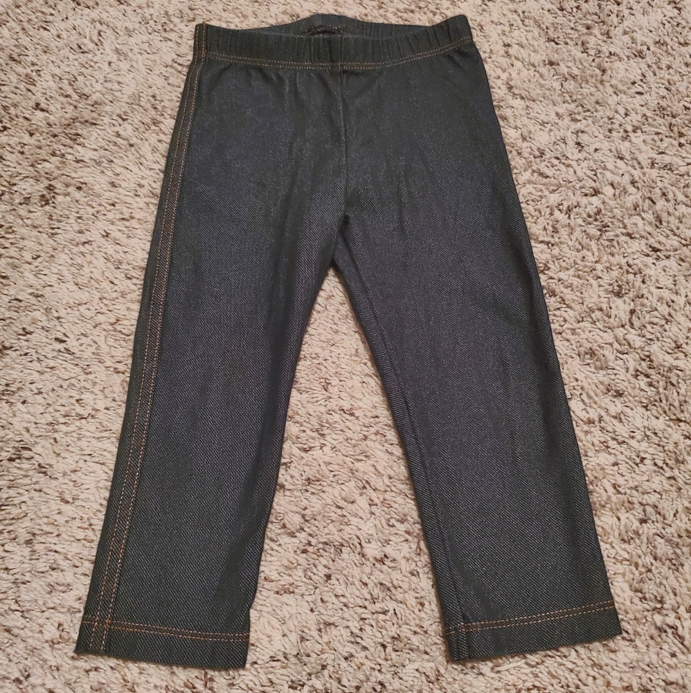 💜 Baby girl denim style legging pants 18 months